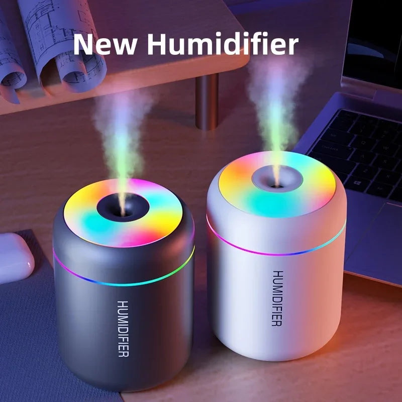 Breathe easy anywhere. This quiet USB-powered diffuser adds moisture, releases a light mist, and creates a calm vibe with soft LED lights. Perfect for your car, home, or office.