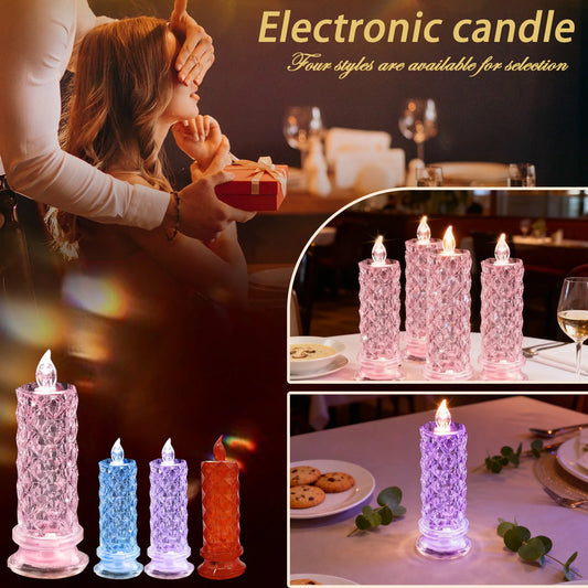 Flame-Free Led Candles Led Candles Suitable For Valentine'S Day Proposals Anniversaries Candles Birthday Weddings Accessories