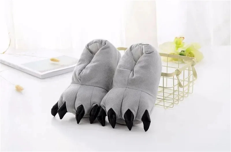 Cartoon Slippers Stitch Animal Claw Kigurumi Onesies Pajamas Shoes Kids Adult Kawaii Funny Paws Casual Cosplay Prop Party Wear