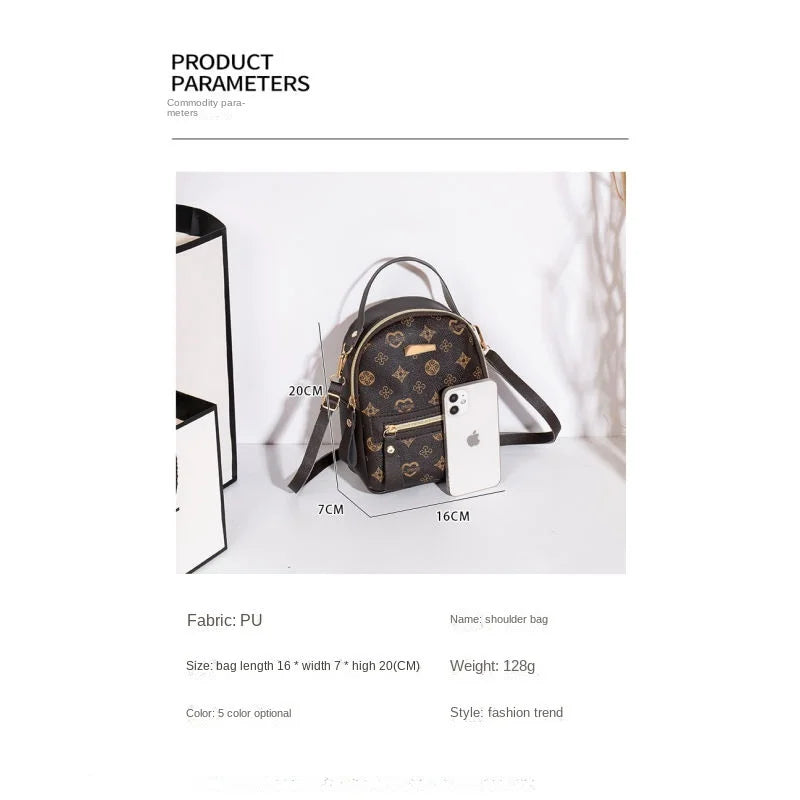 Flower backpack 2022 ladies bag fashion backpack women's bag bag women's fresh and sweet student school bag