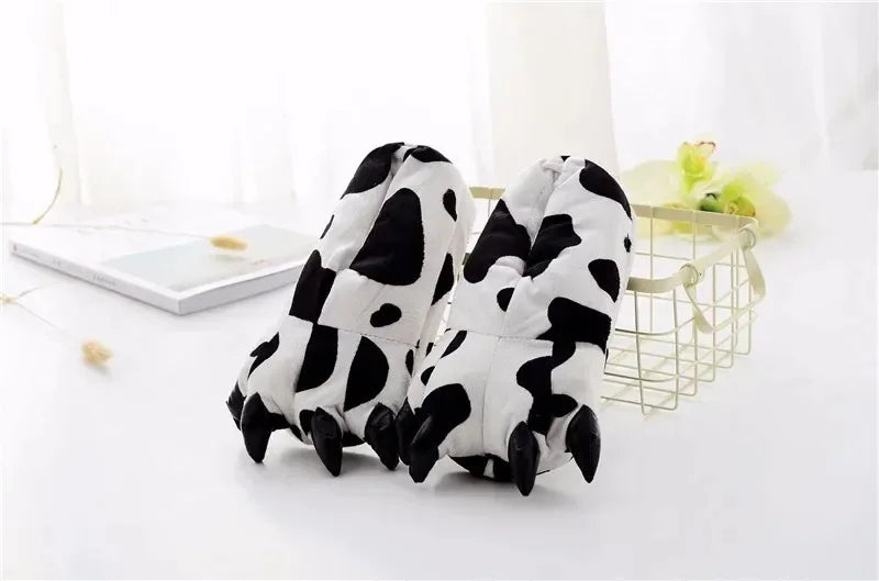 Cartoon Slippers Stitch Animal Claw Kigurumi Onesies Pajamas Shoes Kids Adult Kawaii Funny Paws Casual Cosplay Prop Party Wear