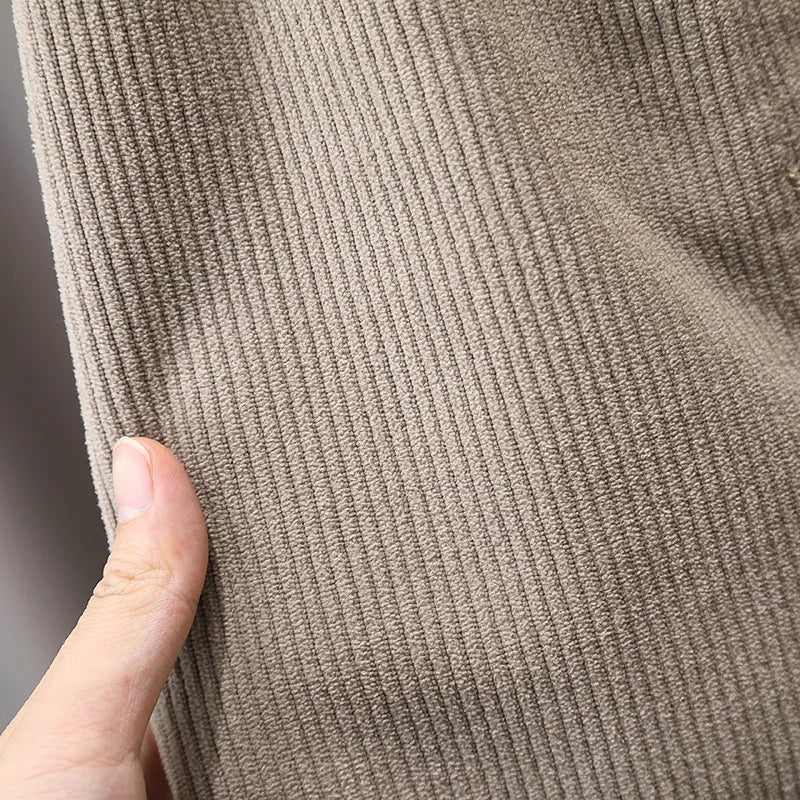 Kids' Corduroy Thermal Pants Thickened Winter Sweatpants for Boys & Girls Cozy Cold-Weather Bottoms