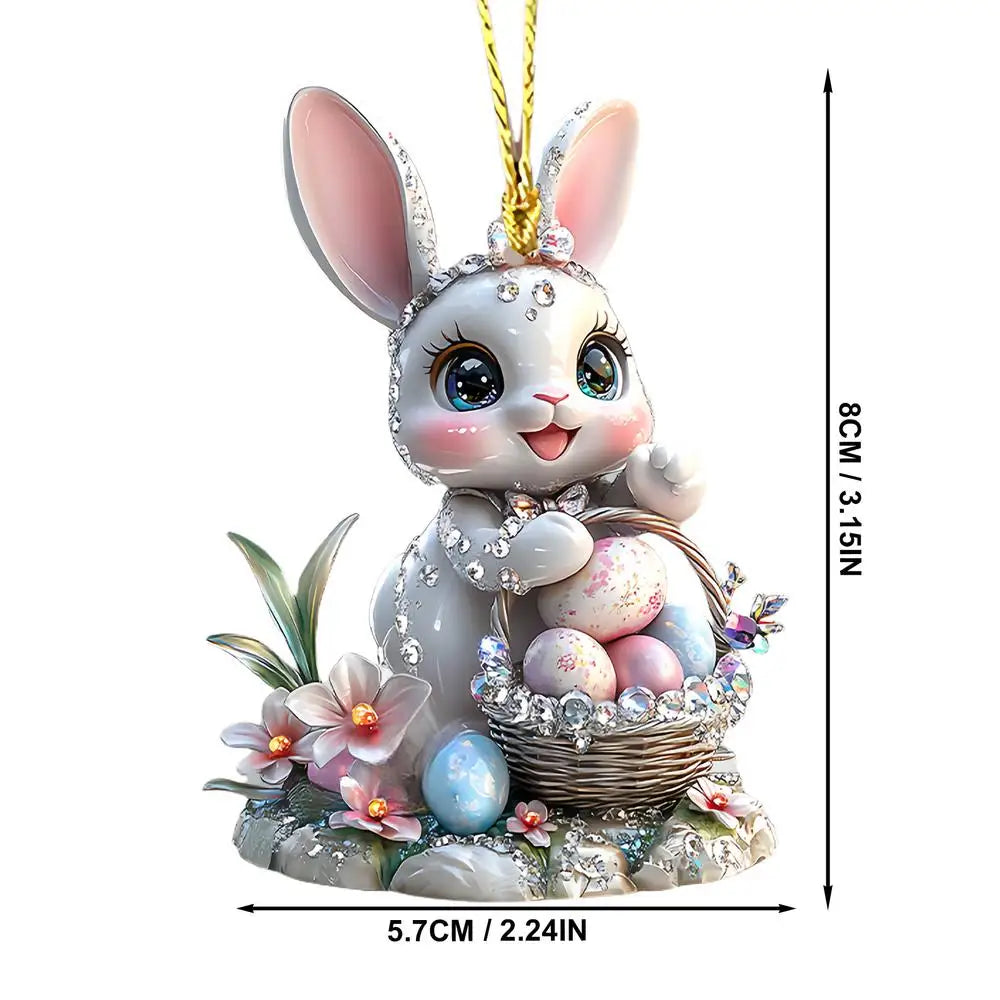 Christmas Coffee Cup Ornaments Coffee Mug Tree Hanging Decorative  Xmas Navidad 2025 New Year Easter Bunny Party Supplies