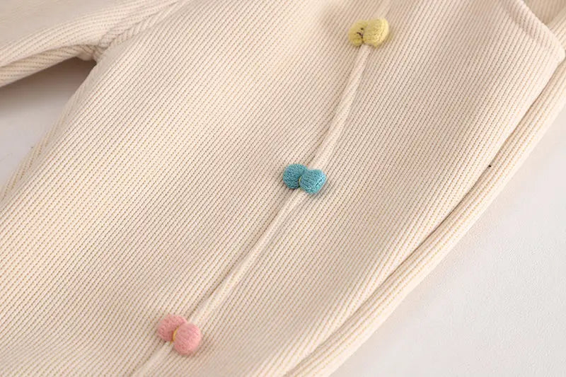 New Winter Children Clothes Kids Girls Thicken Warm Elastic Bow Pants Baby Cotton Clothing Infant Casual Trousers Leggings