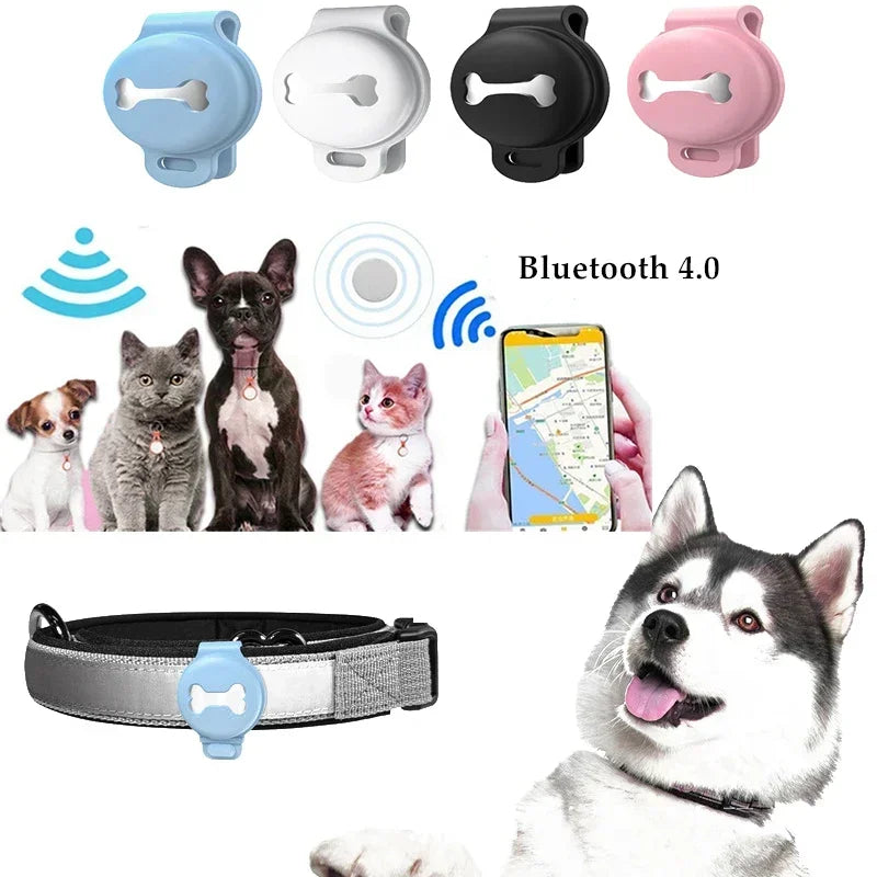 New Pet GPS Tracker Smart Locator Dog Brand Pet Detection Wearable Tracker Bluetooth for Cat Dog Bird Anti-lost Tracker Collar