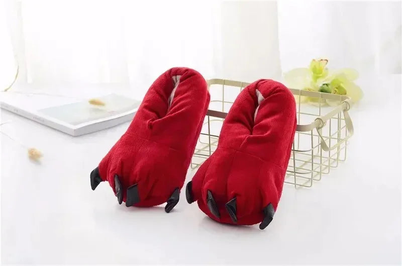 Cartoon Slippers Stitch Animal Claw Kigurumi Onesies Pajamas Shoes Kids Adult Kawaii Funny Paws Casual Cosplay Prop Party Wear