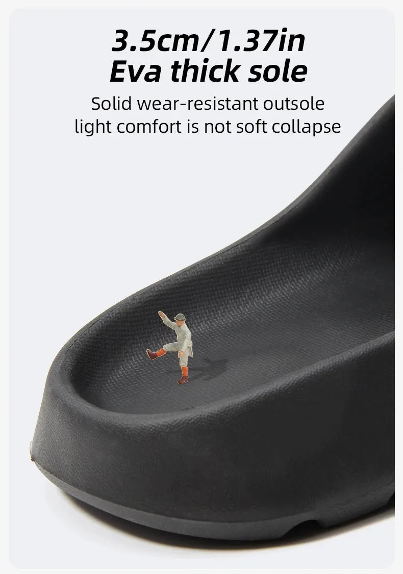 High Quality Super Soft EVA Sole Women Slippers for Men Bathroom Slippers Home Slides Couple Beach Sandals Male Slipper