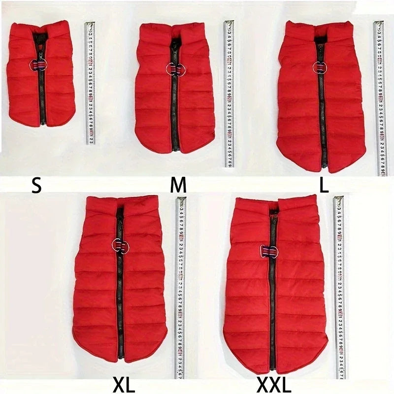 Winter Warm Pet Clothes For Small Dogs Windproof Pet Dog Coat Jacket Padded Clothing for Yorkie Chihuahua Puppy Cat Outfit Vest