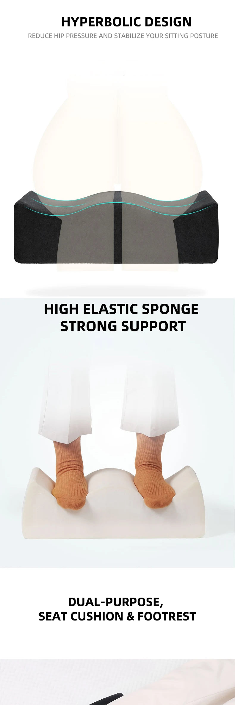 BBL seat cushion relieves tailbone pressure, protects waist, beautifies hips and lifts hips