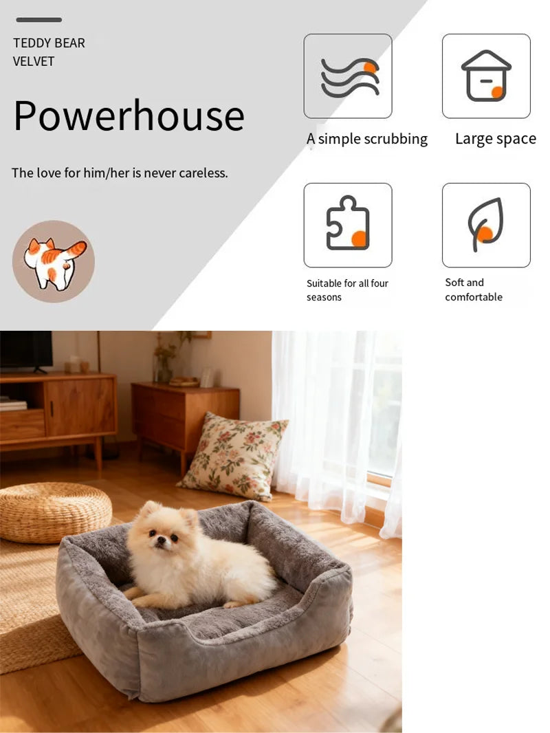 Dog Nest, Four Seasons Universal, Winter Warmth, Cat Nest, Dog Bed, Dog Cage Cushion, Sofa, Pet Nest, Cat Bed