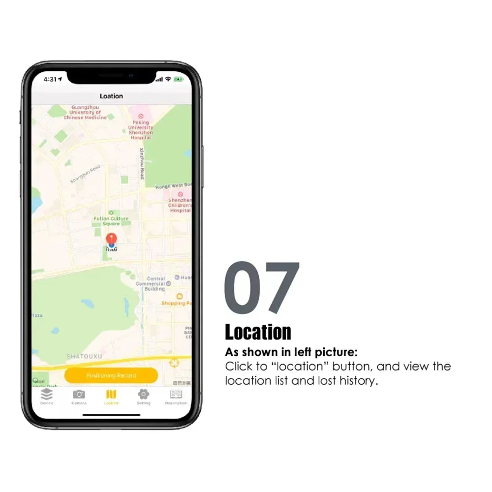 New Pet GPS Tracker Smart Locator Dog Brand Pet Detection Wearable Tracker Bluetooth for Cat Dog Bird Anti-lost Tracker Collar