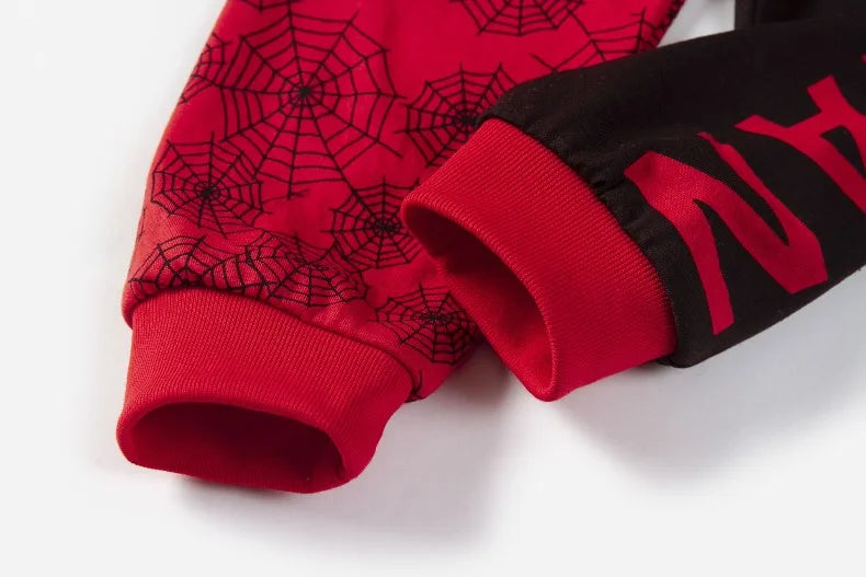 Spring Autumn Winter Baby Boys Comfortable Cotton Sleepwear Clothing Sets MARVEL Spiderman Kids Casual Home Clothes Set Pijamas