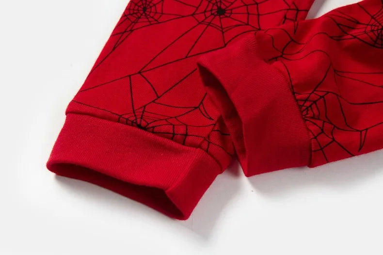 Spring Autumn Winter Baby Boys Comfortable Cotton Sleepwear Clothing Sets MARVEL Spiderman Kids Casual Home Clothes Set Pijamas