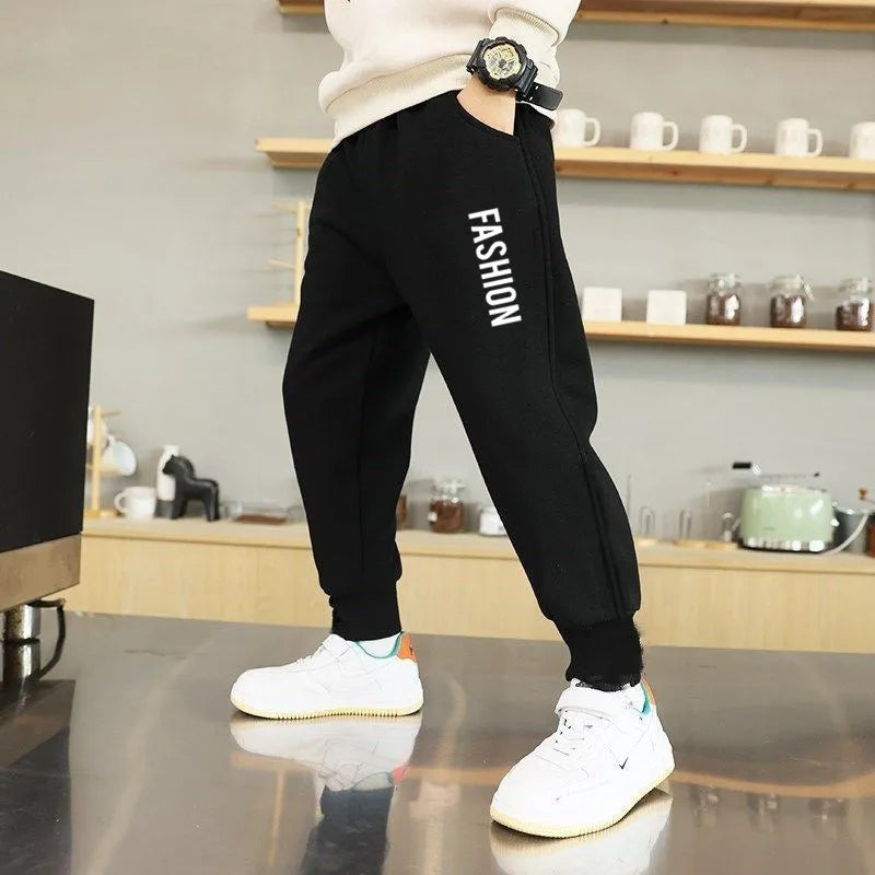 Teens Boys New York Printed Pants Kids Running Pants Joggers Sweatpant Sport Casual Trousers Fitness Gym Breathable Pants