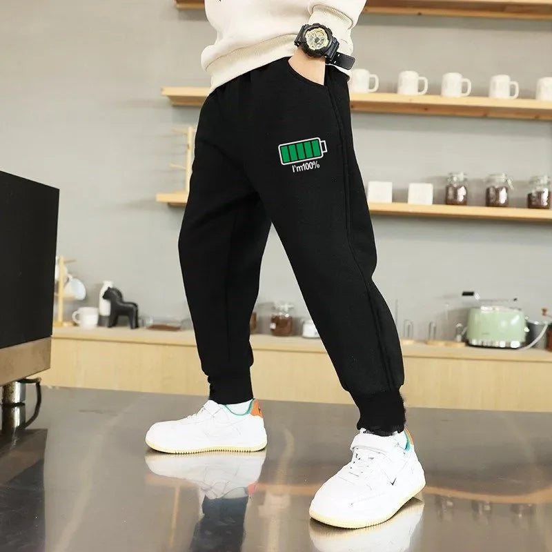 Teens Boys New York Printed Pants Kids Running Pants Joggers Sweatpant Sport Casual Trousers Fitness Gym Breathable Pants
