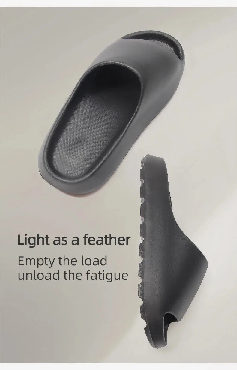 High Quality Super Soft EVA Sole Women Slippers for Men Bathroom Slippers Home Slides Couple Beach Sandals Male Slipper