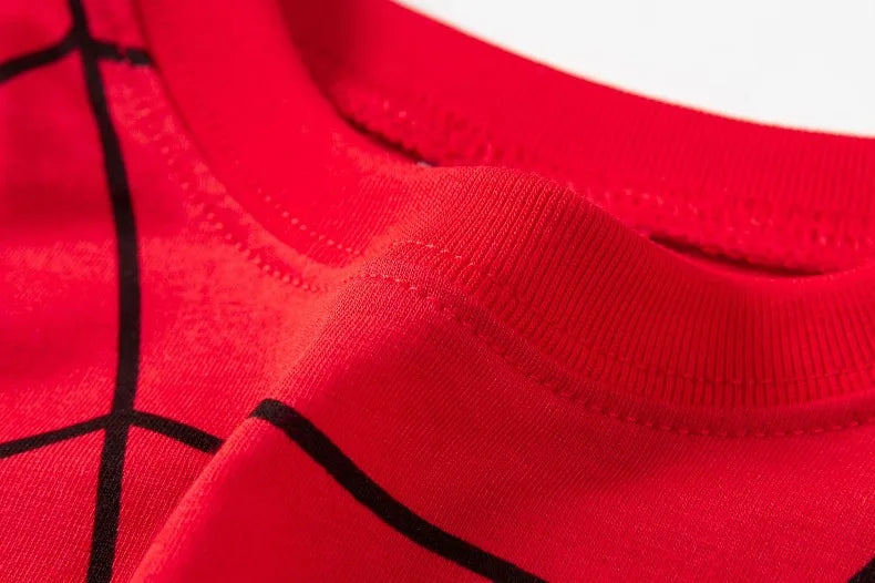 Spring Autumn Winter Baby Boys Comfortable Cotton Sleepwear Clothing Sets MARVEL Spiderman Kids Casual Home Clothes Set Pijamas