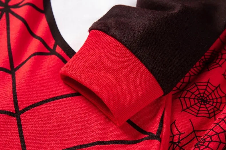 Spring Autumn Winter Baby Boys Comfortable Cotton Sleepwear Clothing Sets MARVEL Spiderman Kids Casual Home Clothes Set Pijamas