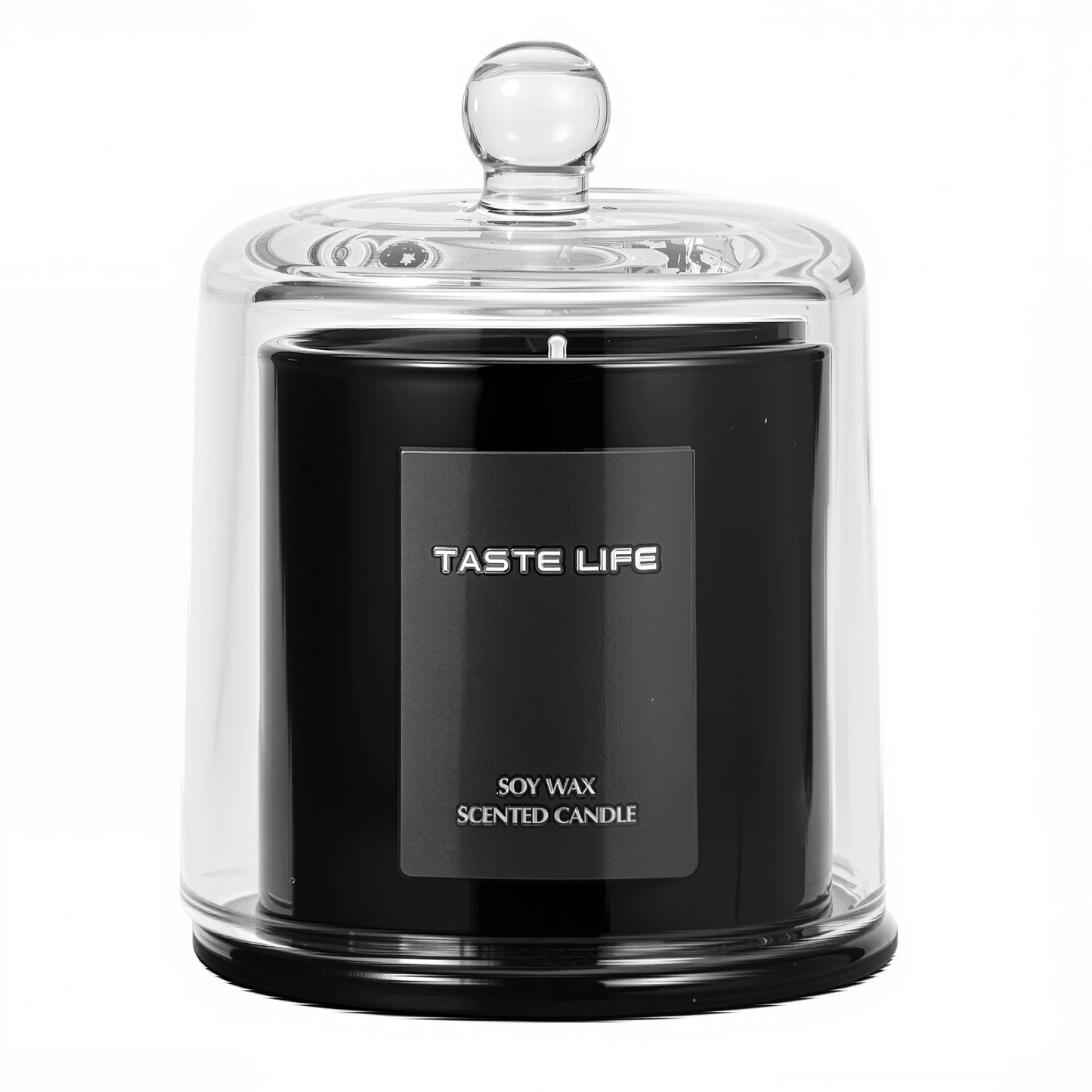 Premium Soy Wax Scented Candles with Glass Cloche, Smokeless Essential Oil Aromatherapy for Home Spa, Gift-Ready Decorative