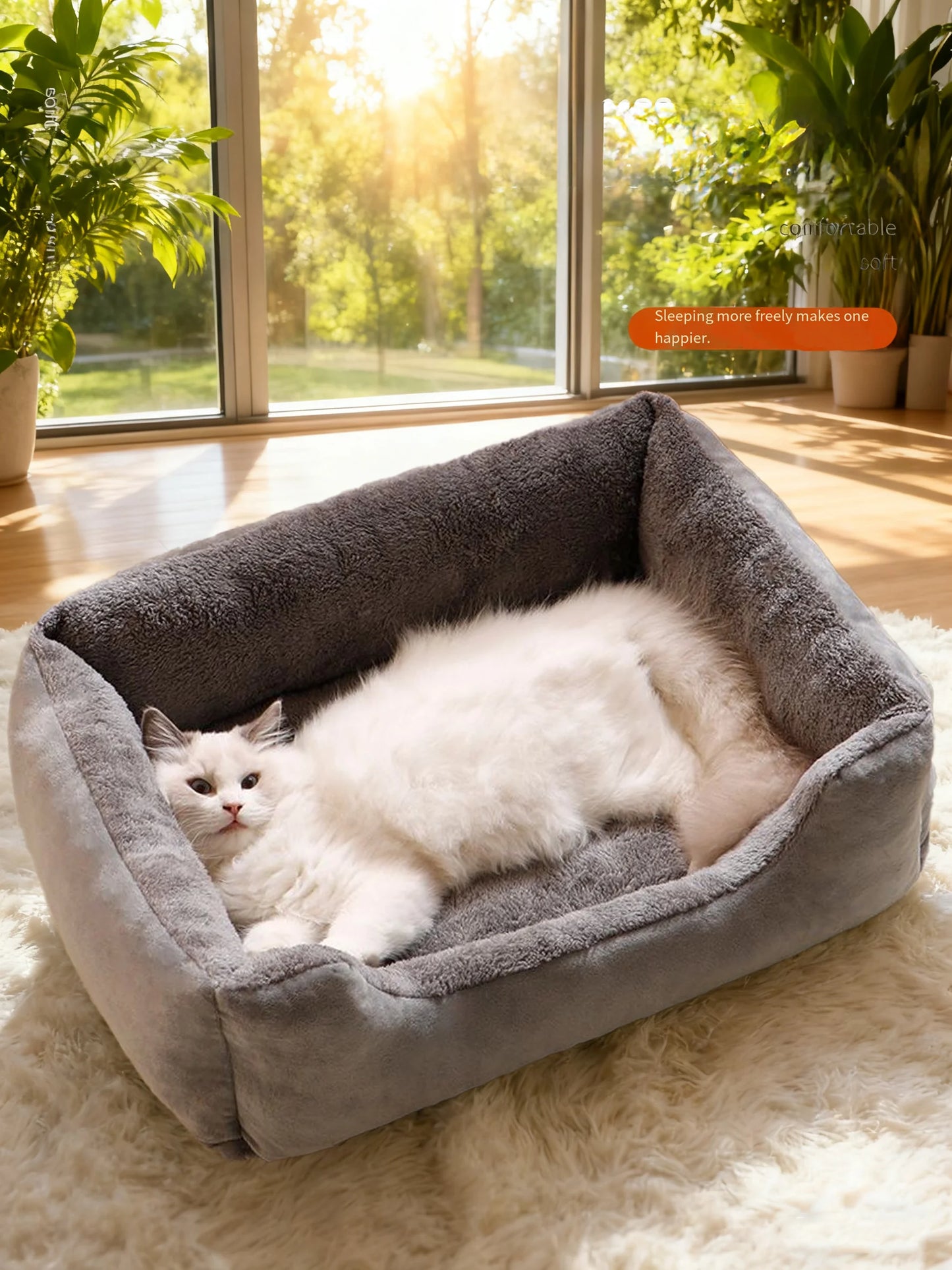 Dog Nest, Four Seasons Universal, Winter Warmth, Cat Nest, Dog Bed, Dog Cage Cushion, Sofa, Pet Nest, Cat Bed